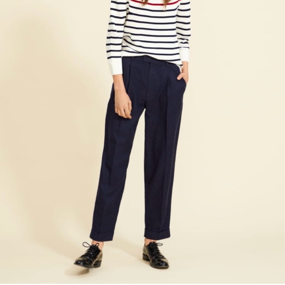 Uniqlo x Ines De La Pressange Dark Brown Women's Pants